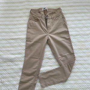 Old Navy Khaki Size 8 RockStar Super Skinny Pants